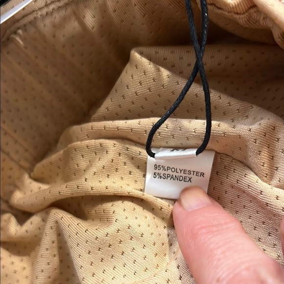 Sequin Champagne color Women's pull on high waisted Shorts size medium NWT - Picture 8 of 10